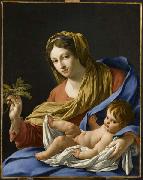 Simon Vouet Hesselin Virgin and Child oil painting on canvas